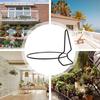 Wall Plant Holder Ring Plant Hanger Heavy Duty Stable 4 Pieces Decorative Bracket for Bedroom Outside Living Room Decor Balcony