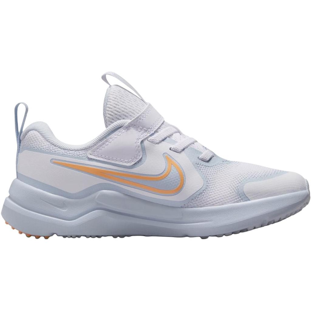 Nike Cosmic Runner Comfortable Soft Non-Slip Durable Low-Top Casual Shoes Kids Sneaker White Cream-Peach HM4400-100
