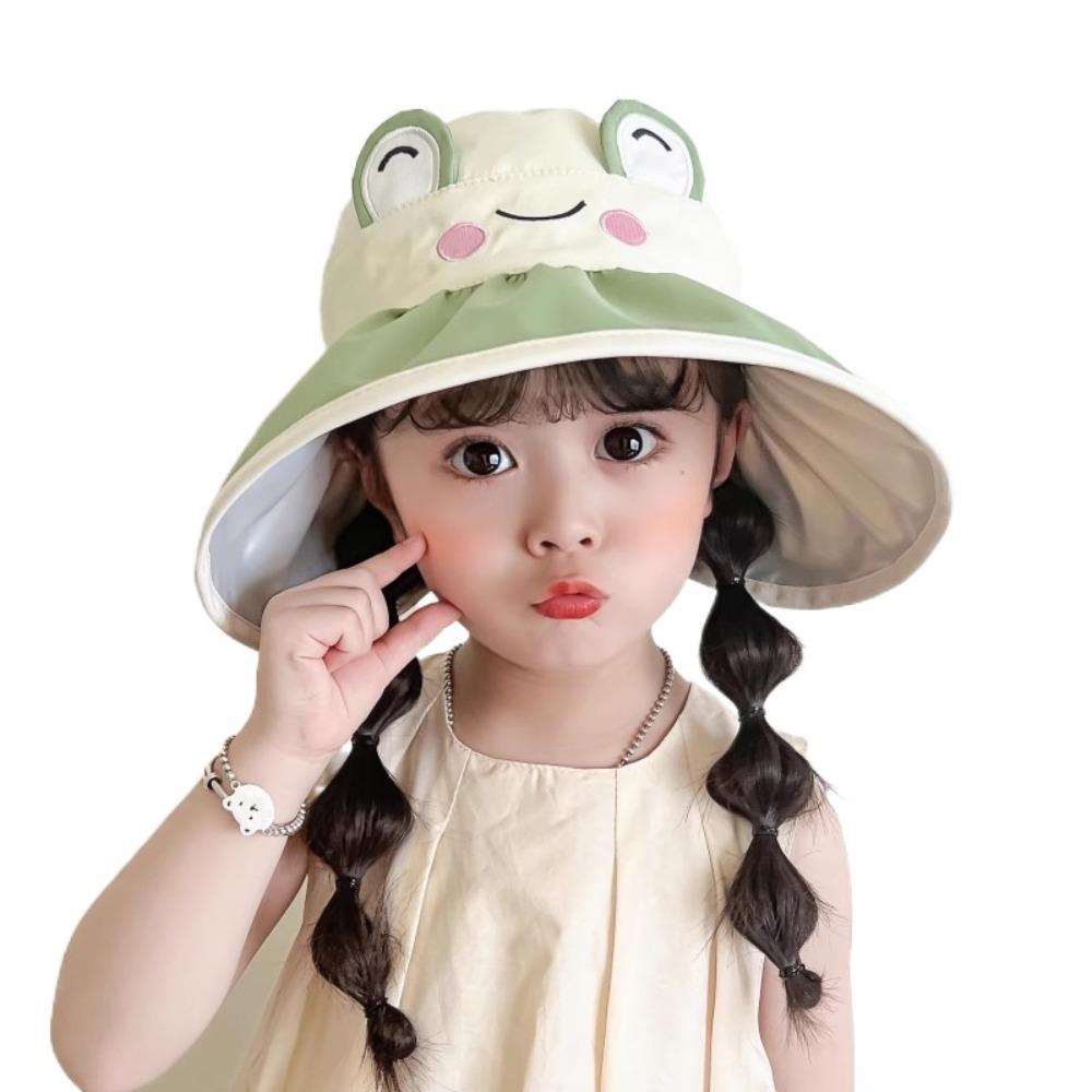 Empty Top UV Protection Hat Thin Design Fisherman Cap Fashion Design Children's Caps  Travel