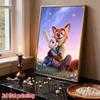 Disney Pearl Painting DIY Nick and Judy’s Creative Pearl Style Illustrations Pearl Gemstone Painting Home Wall Decoration Crafts