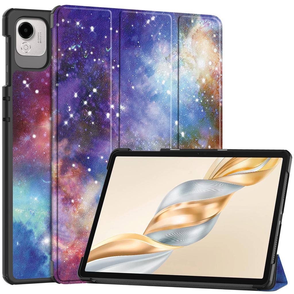 For Honor Pad X9a Case Pattern Print Leather Stand Tablet Cover