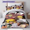 Juego de Ropa de Cama con Estampado de Dibujos Animados Colcha Funda de Colcha Funda de Almohada Decoración del Hogar Regalo de Cumpleaños (1 * funda nórdica + 2 * fundas de almohada, sin núcleo)