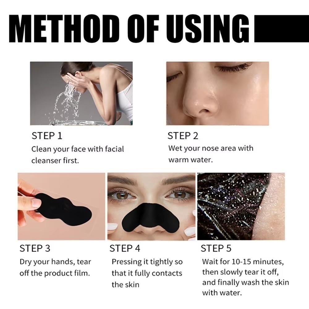 5/10/20/30PCS Curved Shape Deep Cleansing Nose Patch Pore Cleansing Strips Facial Skin Care
