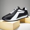Men's Shoes Spring and Autumn Simple and Fashionable Leather Surface Light and Comfortable Casual Shoes Hiking Sports White Shoes