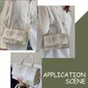 DIY Handbag Making Kit PU Leather Shoulder Bag Sewing Materials Women Crossbody Knitting Crochet Bags Handicraft Accessories