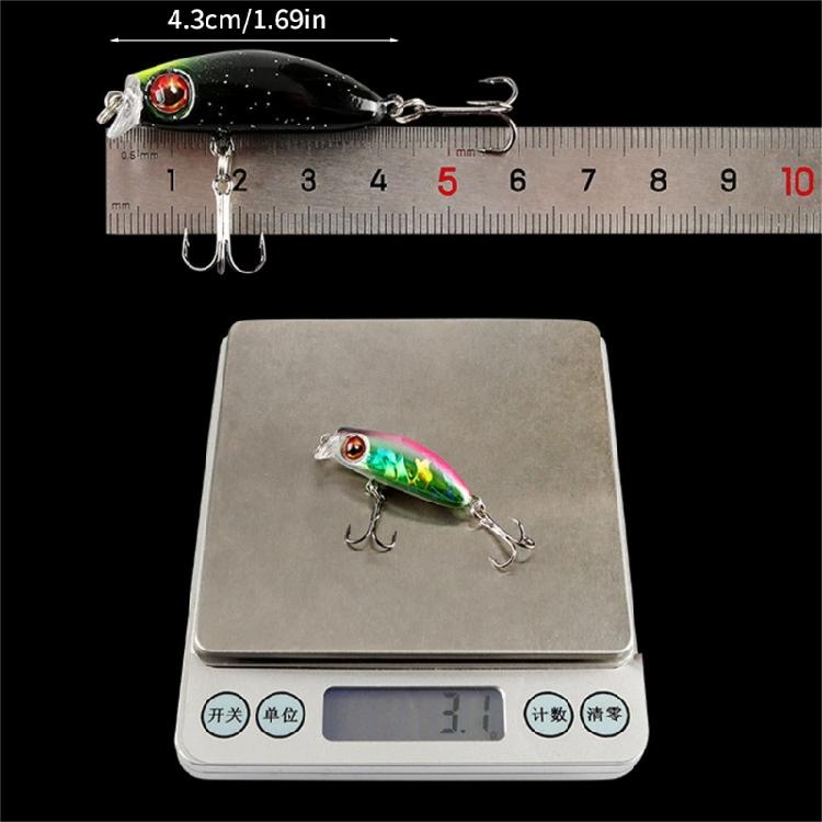 3D Print Baits Hard Crankbait Fishing Lures Slow Sinking Swimbait for Basses Trouts Freshwaters Sports Fishing