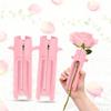 2 Piece Ergonomic Rose Stem Stripper Set Heavy Duty Plastic Thorn And Leaf Removal For Floral Arrangements And Gardening