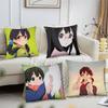 Kitashirakawa Tamako Animation Tamako Market Pillow Case Fashion Square Pillowcase Bedroom Sofa Room Ins Decoration Leisure