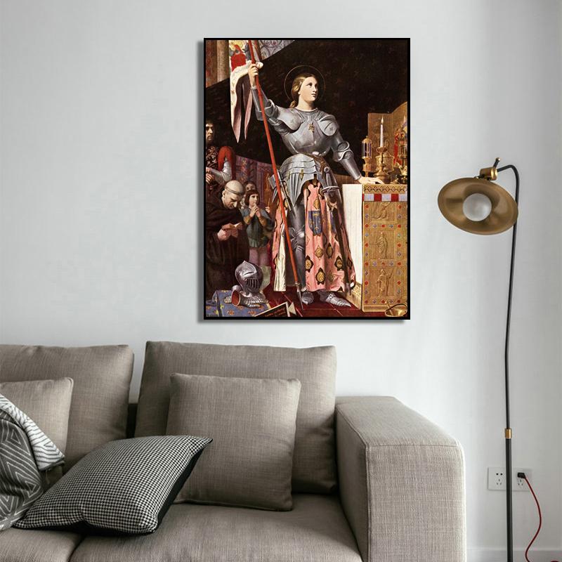 Classic Famous Oil Painting Joan of Arc Wall Art Decor for Living Room Print Poster On Canvas Home Decoration Picture No Frame