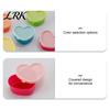 Dustproof Snack Containers 5Pcs Mini Storage Box with Lids, Stackable Plastic Containers, Reusable Heart/Square/Flower Shape Food Organizer