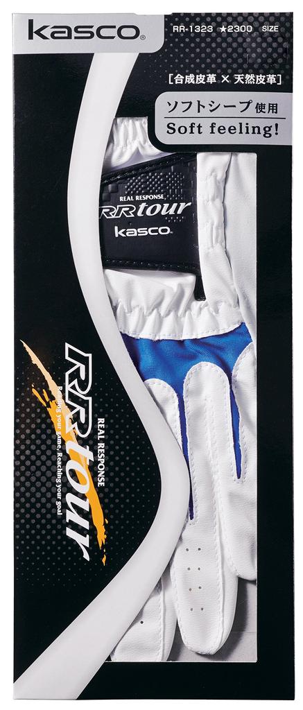 Kasco Golf Gloves Size 26 Men's RR-1323 Right-Handed White/Blue