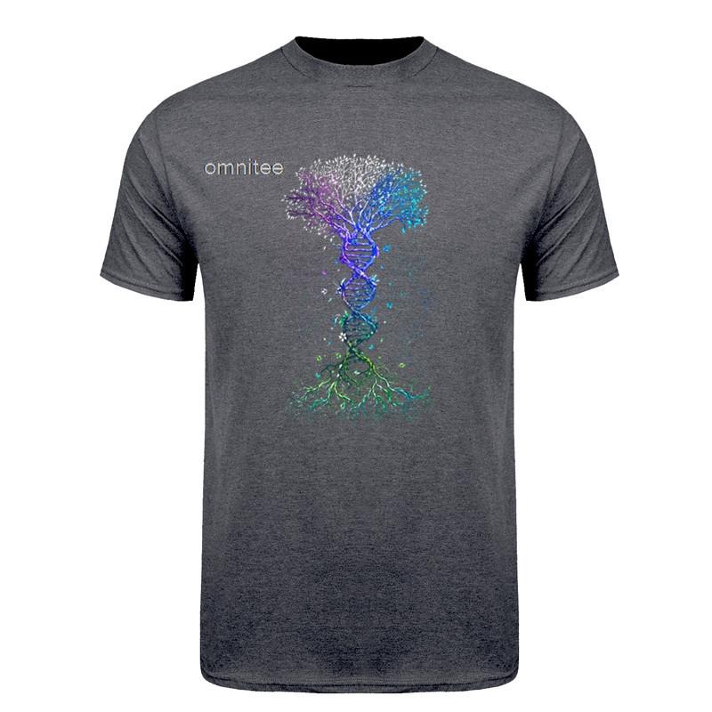 Funny Tree Of Life DNA Geek T Shirt Unisex Graphic Cotton Streetwear Short Sleeve Cotton Summer Style Tshirt Unisexs Clothing HJ022