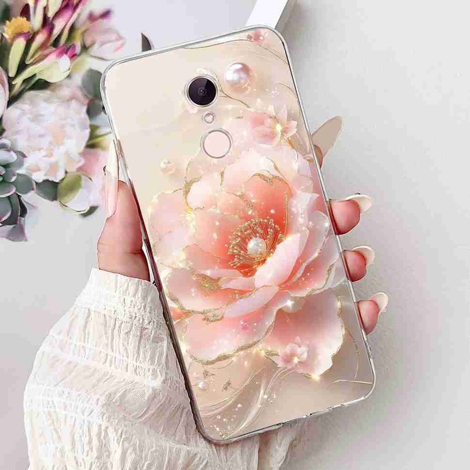 For Xiaomi Redmi 5 MDG1 5.7" Case Fashion Girl Flower Soft Silicone TPU Cover For Redmi5 REDMI 5 MDI1 Shockproof Phone Cases