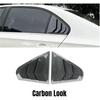 Compatible For Volkswagen Jetta MK6 2012 2013 2014 2015 2016 2017 2018 Car Rear Window Louver Shutter Cover Side Vent Blinds Trim Sticker(Carbon