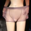 1/2Pcs Sexy Men'S Ultra-Thin Modal Panties Fully Exposed See-Through Transparent Boxers Comfortable Breathable Men'S Shorts