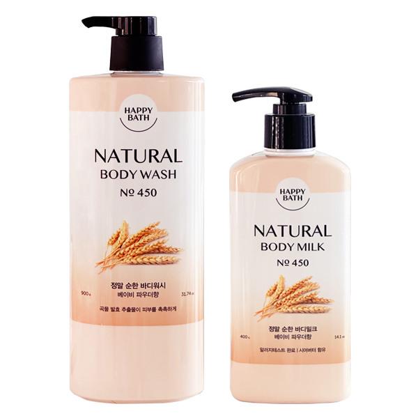 HAPPY BATH Really Gentle Body Wash 900g + Mild Body Lotion 400ml