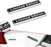 1Pcs Limited Edition 3D Metal Car Emblem Badge Sticker for Auto Side Fender Rear Trunk Luxury Vehicle Decoration Accessories