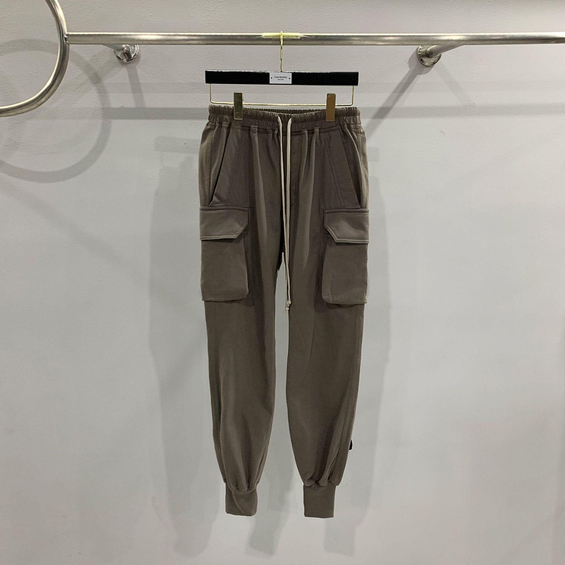 

Мужские темные облегающие брюки SUBHUMAN | Повседневная универсальная рабочая одежда с карманами в черном, хаки, сером цвете XL серый