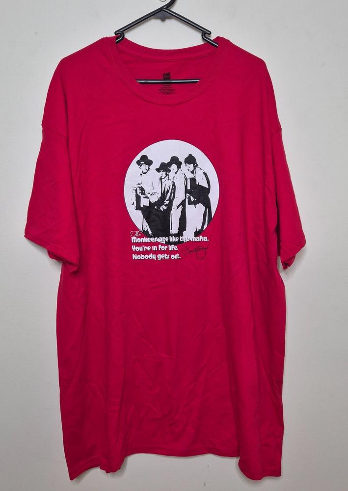 

The Monkees Davey Jones TShirt Tee Size 2XL American Pop Band Music Hanes Unisex T-Shirt M