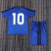 Vintage National Team Retro Football Jerseys Kids Classic Sports Training Shirts