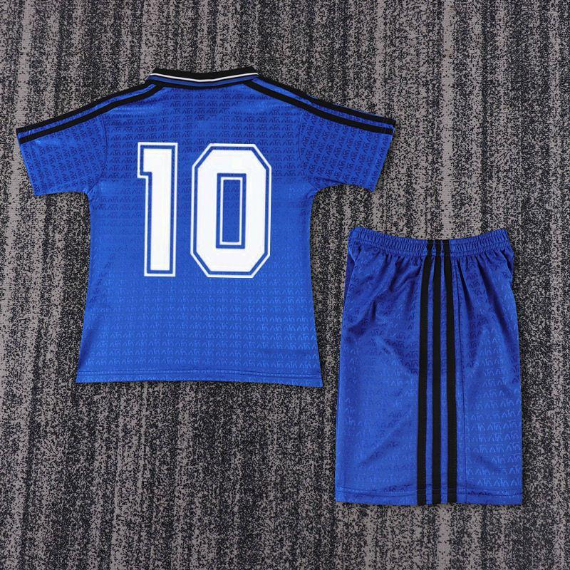 Vintage National Team Retro Football Jerseys Kids Classic Sports Training Shirts