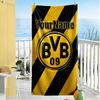Borussia Dortmund Customizable Name Beach Towel Quick-Dry Soft Microfiber Ideal for Travel Outdoor Swim Pool Yoga Surf Camping Hiking Gym Gift Holiday