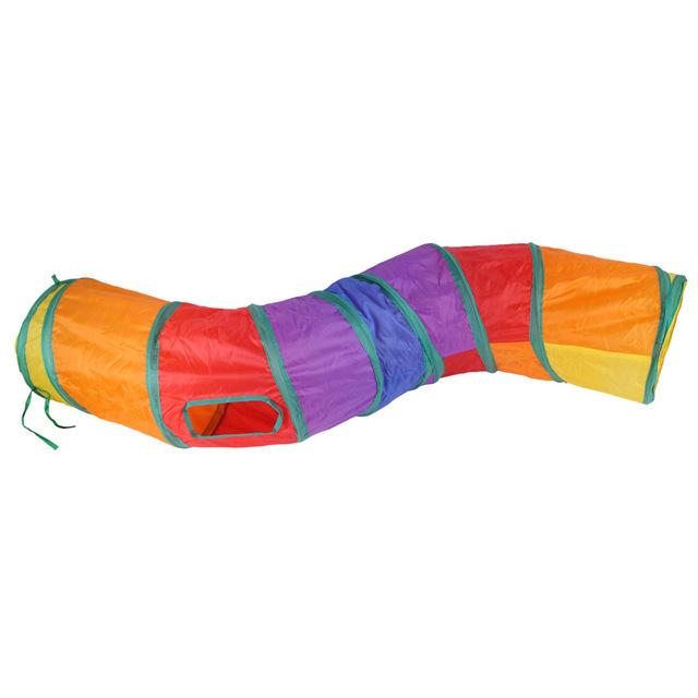 S Shape Pet Cat Tunnel Tube Funny Toys for Cats Foldable Cat Toys Interactive Rabbit Play Games Kitty Tunnel Chat Pet Product