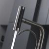 Waterfall Faucet Multi-functional 4 Mode Pure Hot Cold Water Kitchen Faucet Sprayer Sink Wash Tap 360° Rotation Gun Gray Brushed
