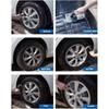 T-bend Handle Car Wash Cleaning Brush Car Detailing Wheel Hub Gap Cleaning Tools Nylon Bristle Car Special Tire Brush