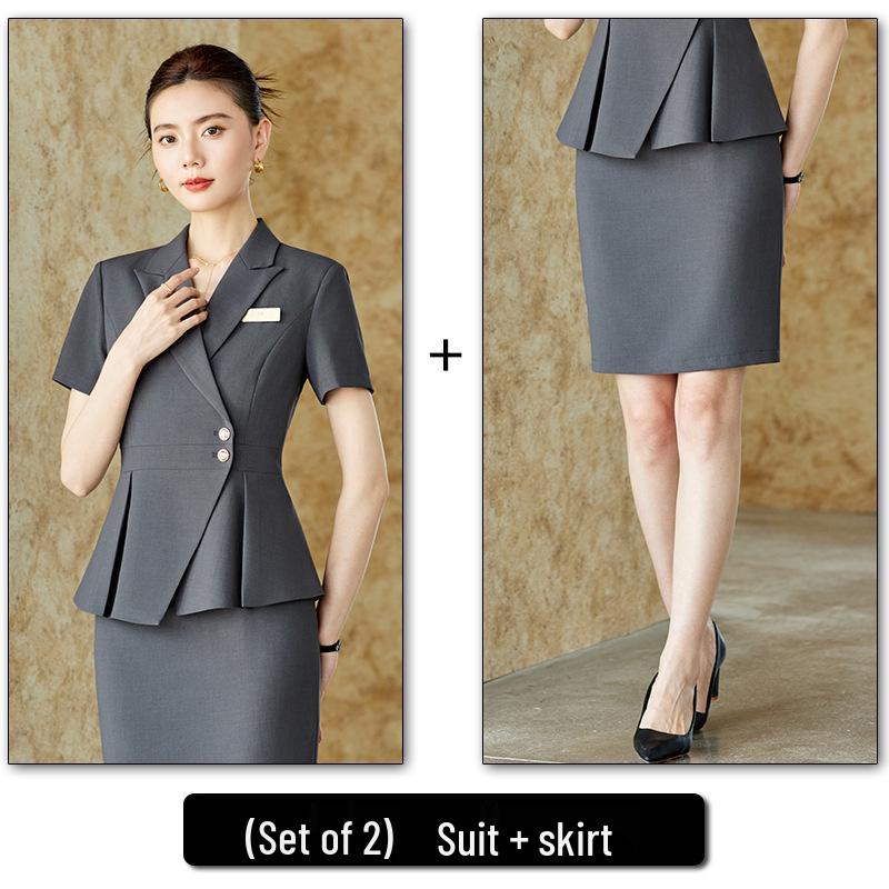 Women's Professional Two-Piece Workwear Suit for Medical, Aesthetics, Salon, Hotel, Jewelry Store & More