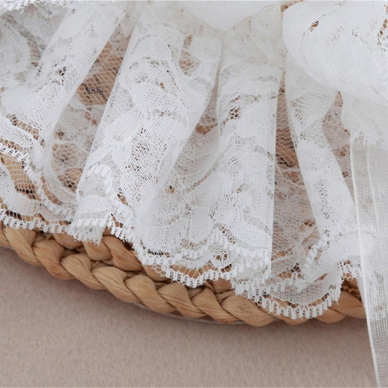 Lace Trim Manicure Sleeve Nails Art Decoration Meshes Cuffs Romantics Arm Cuffs for Special Occasion and Fancy Dress