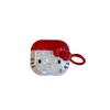 Cute Shell Pattern KT Cat AirPods Pro Apple Bluetooth Headset Case 1/1/1 Generation Cartoon Protective Case