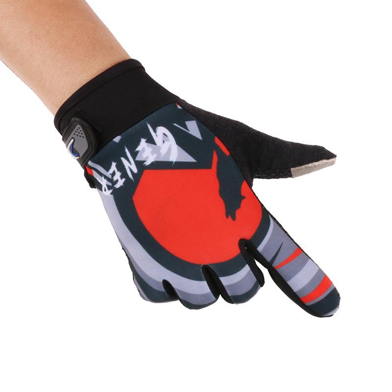 

Cycling Gloves Spring and Summer Men and Women s Sports Fitness Long Finger Gloves Outdoor Cycling Frisbee Breathable Touch Screen Gloves average size
