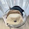 Small Plush Bucket Hat Women's Autumn and Winter Temperament Versatile Warm Ear Protection Bucket Hat Tide
