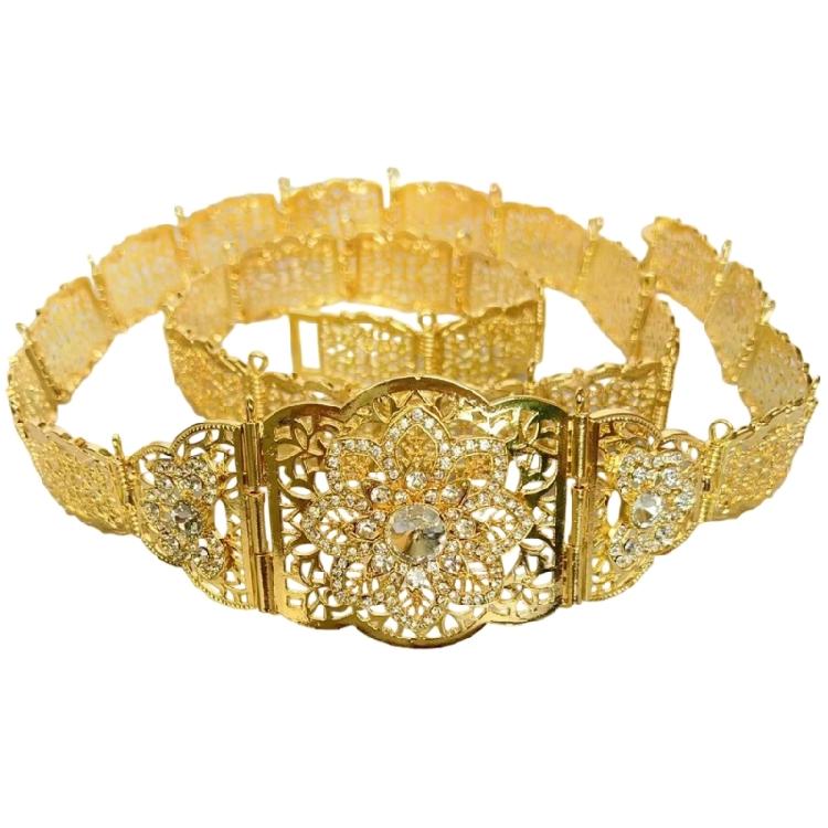 Crystal Waist Chain Costume Aesthetic Metallic Caucasian Chain Jewelry for Jeans Body Jewelry for Women Girls