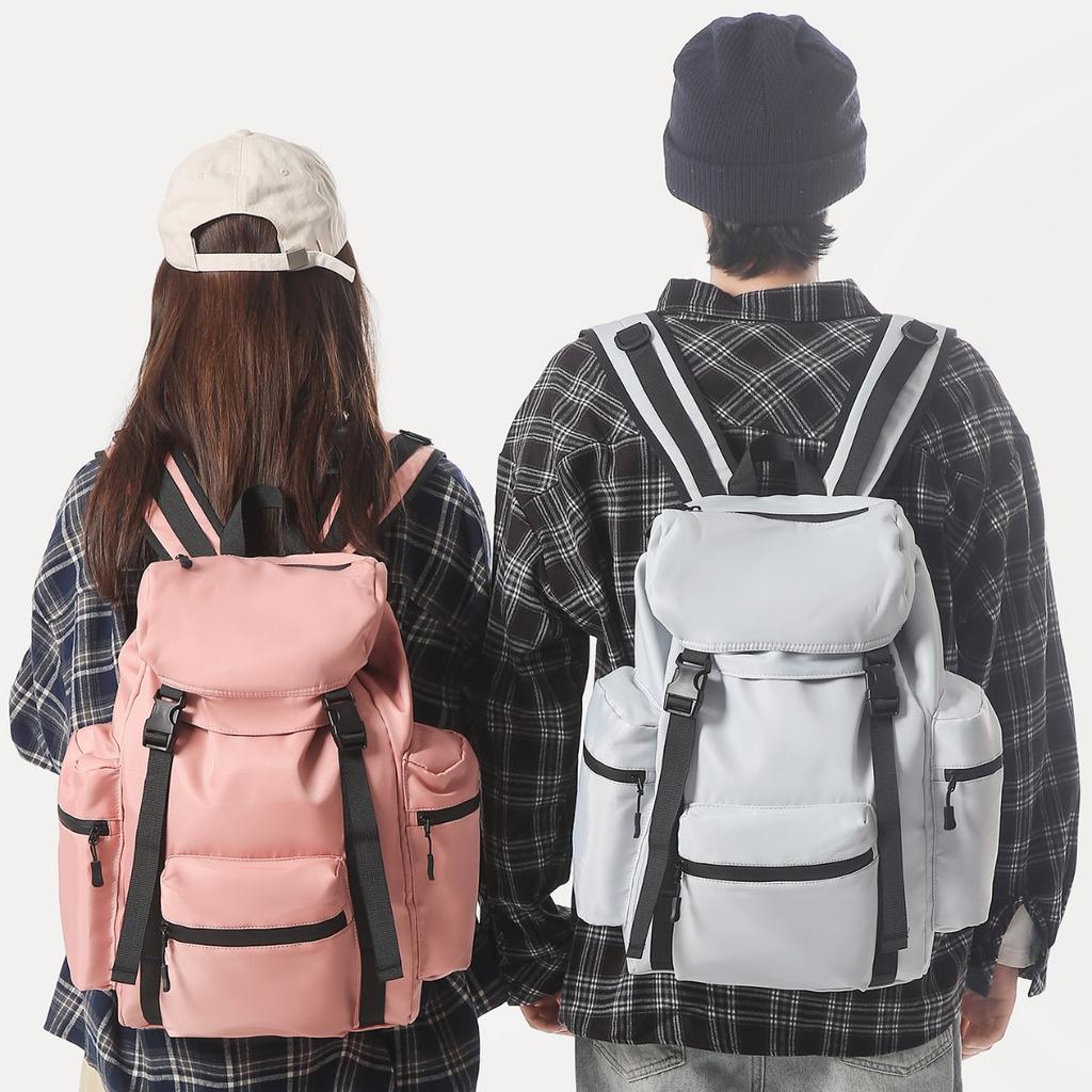 Schoolbag New Outdoor Large Capacity Waterproof Lightweight Drawstring Backpack Women's Travel Mountaineering Computer Backpack Male Student School