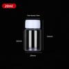 Clear Wide-Mouth PET Plastic Bottles, 50ml & 100ml - Dispensing/Capsule Bottles for Medicine.