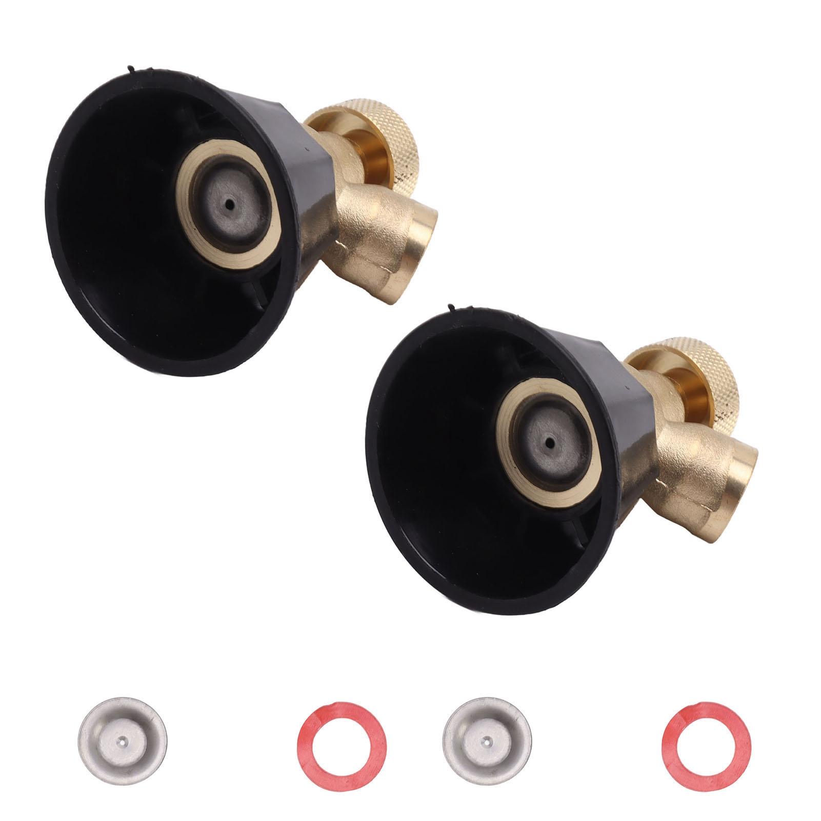 

2 Set Adjustable Misting Nozzle Copper Plastic Big Fog Fine Mist Water Atomizing Spray Sprinkler