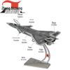 Zhongbisheng J-20 Stealth Fighter 1:72 Die-cast Model