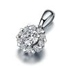 CC Necklaces Pendants For Women Snowflake Cubic Zirconia Heart Hollow Pendant Classic Jewelry No Chain CCN266