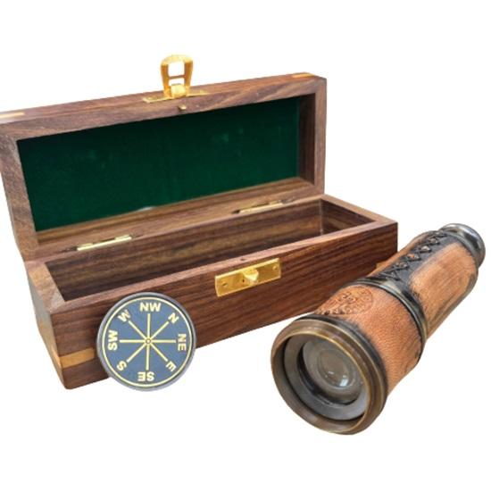 Spyglass Telescope with Engraving, Pirate Telescope, Father's Day Gift, Husband Gift, Son Gift