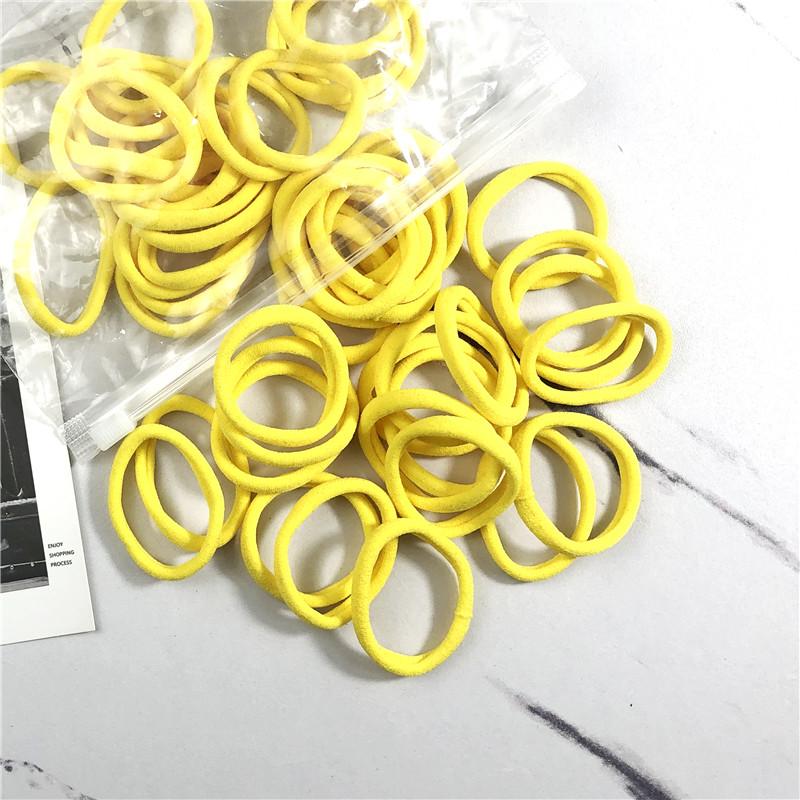 20/50 STÜCKE/Set Haargummis für Frauen Mädchen Basic Haargummis Seile 4cm Einfaches Elastisches Stirnband Haarschmuck Pferdeschwanzhalter