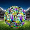 Sprunki Game Print Size 5 Soccer Ball, PU Wear Resistant Football for Match Training and Daily Practice, Birthday Gift for Soccer Fans