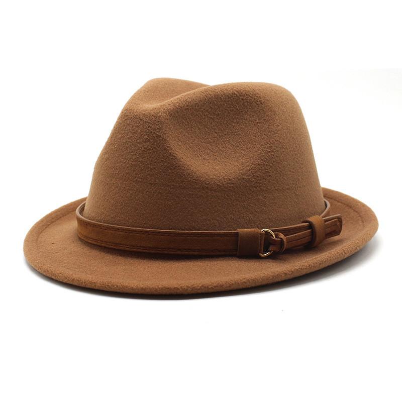 Classic Wool Felt Hat For Men And Women Summer Sun Protection Formal Style