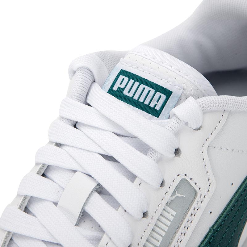 Puma Court Guard White Varsity Green Unisex Sneakers Platinum-Grey 386084-05