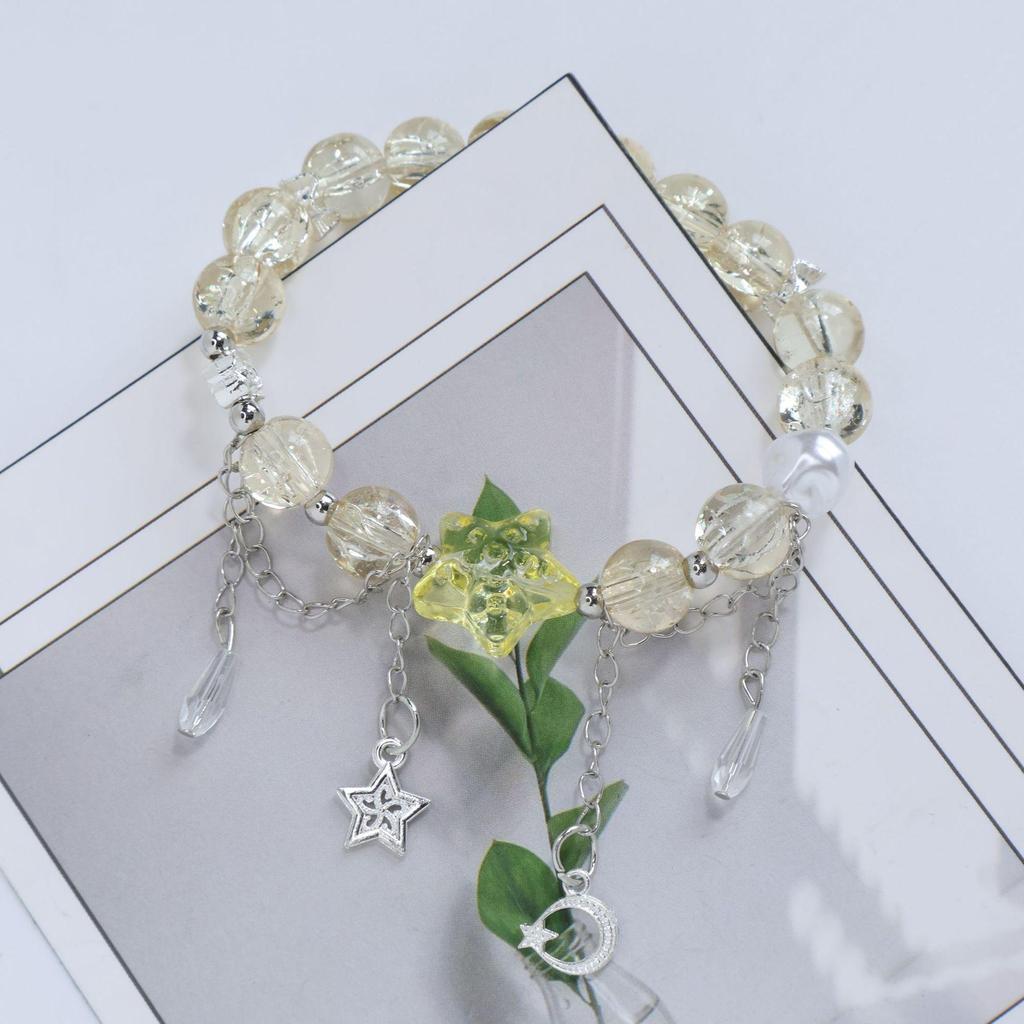 Mori Style Mermaid Crystal Bracelet – Versatile Niche Design for Women, Ideal for Students and Best Friends