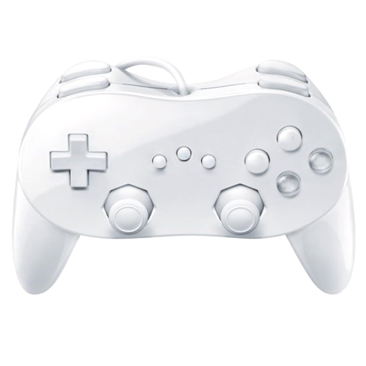 

Wii Classic Controller PRO Wii WiiU Compatible Controller with Vibration Function with Super Famicom White [Grigioy] (Compatible Mini) білий