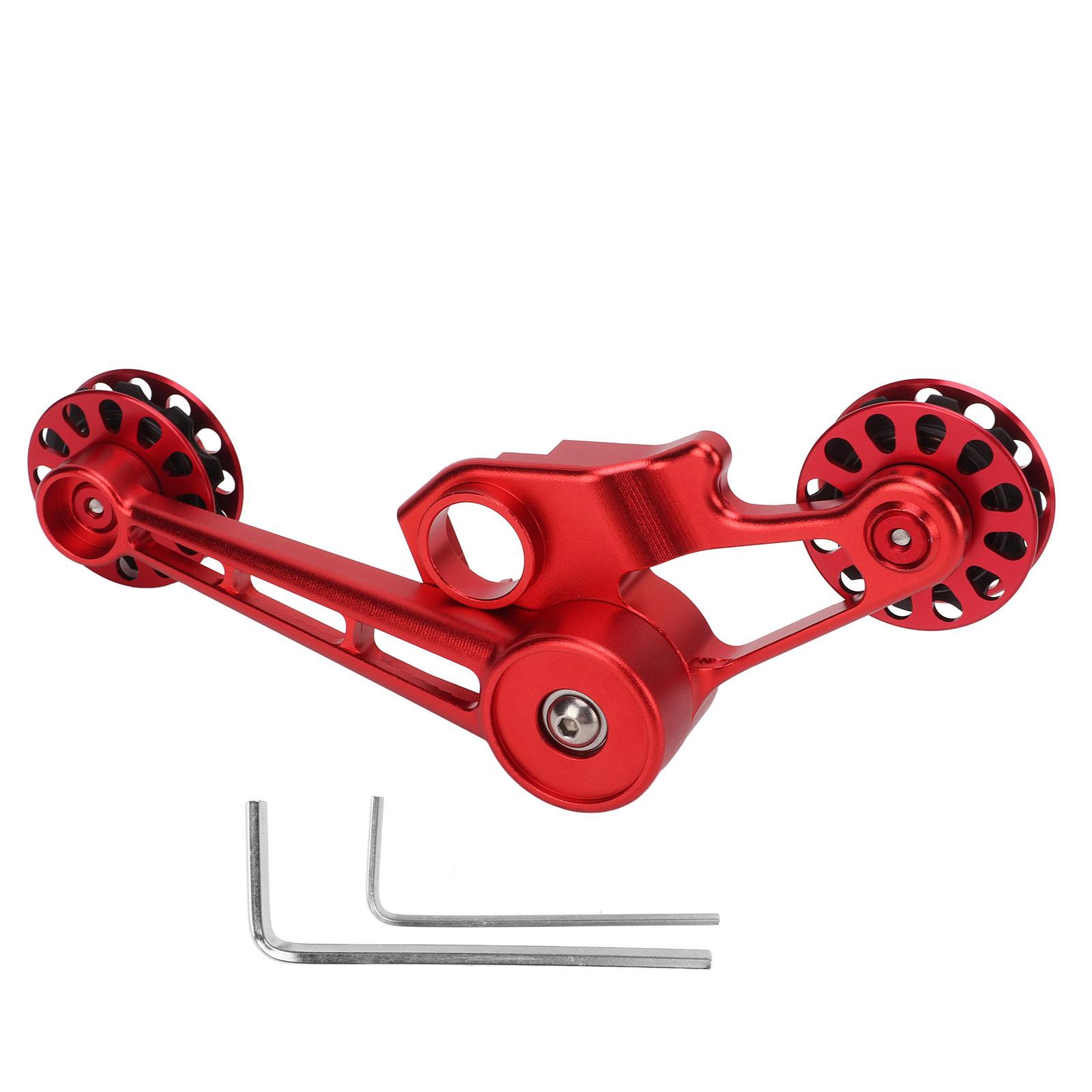 10T Folding Bike Chain Guide Tensioner Bicycle Rear Derailleur Chain Tensioner for 3sixty Red