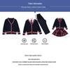 Kinder Frühling/Herbst 2025 Schuluniform-Set: Gestrickte Strickjacke, Pullover und Kindergarten-Outfit