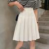 Gonne Pieghettate Donna Vita Alta Estate Lunghezza al Ginocchio Stile Preppy Harajuku 3XL Taglia Grande Chic Strada Scuola Cosplay Casual Donna